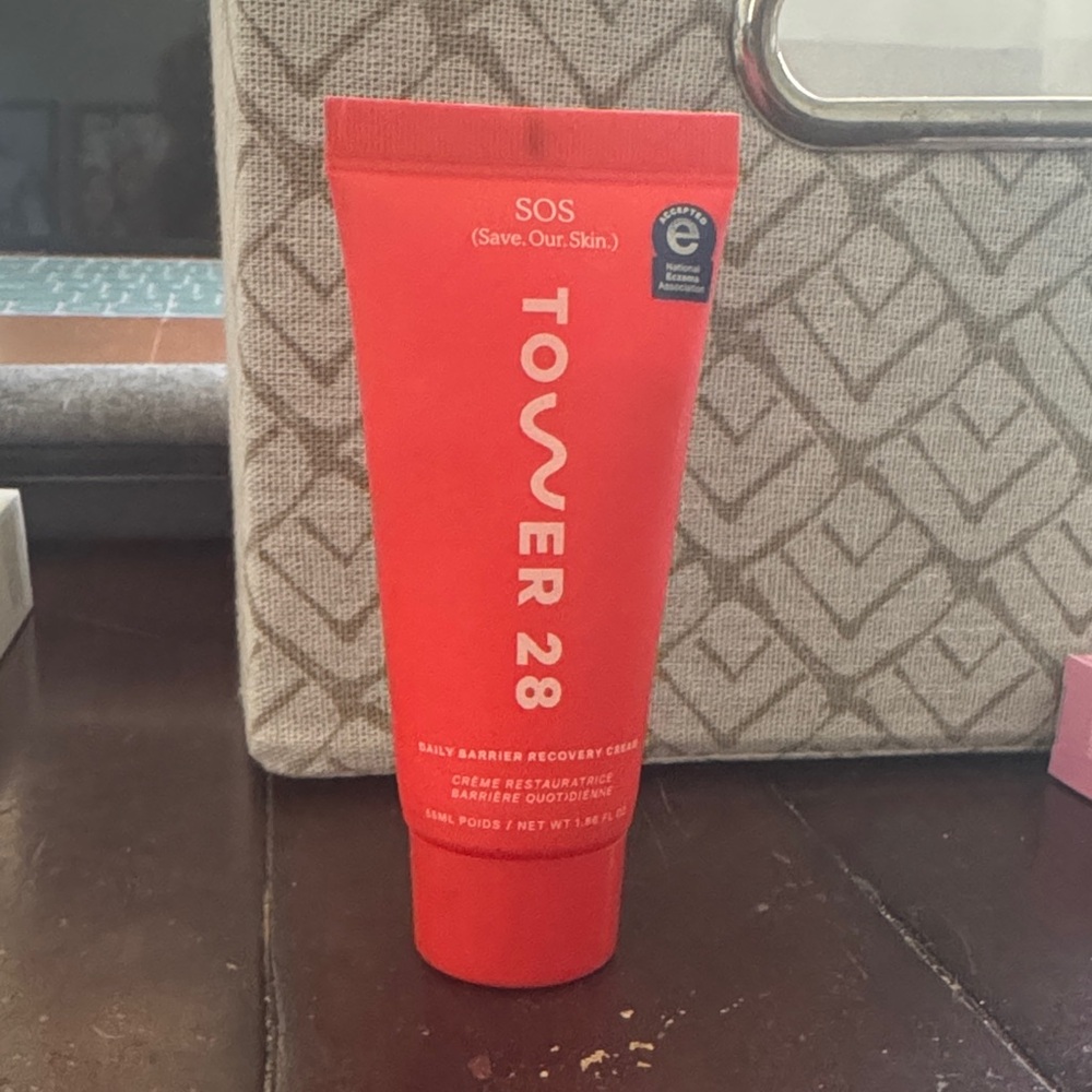 Tower 28 SOS Barrier Recovery Cream in Bold Red